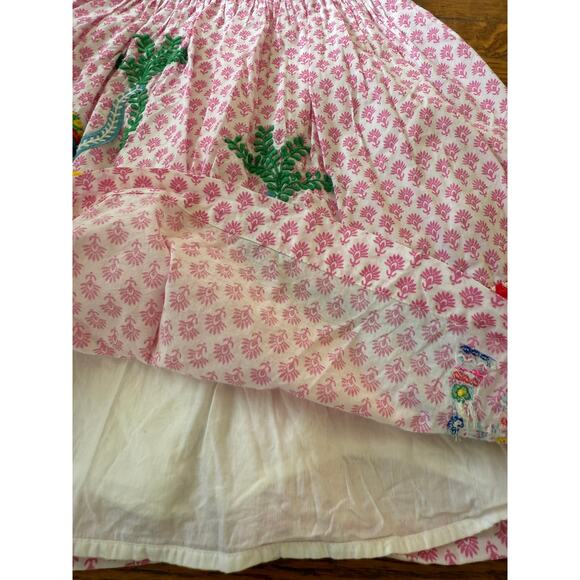 Mini Boden Girls' Elephant Applique Dress Size 5-6 - Picture 4 of 6